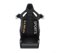 AugustknowU Supporto per telefono da corsa per auto, design antiurto, adatto per smartphone con larghezza massima 8 5 cm per una guida sicura (giallo)