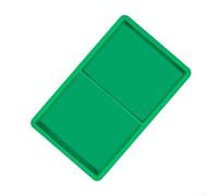 AugustknowU Tappetino divisorio in silicone costruito per il raccolto giusto per liofilizzatore per aiutare nel controllo delle porzioni e nella gestione dei lotti (1 verde erba)