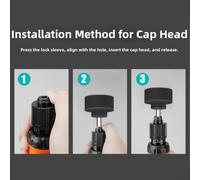 AugustknowU Testa di tappatura multifunzione con sostituzione rapida del cuscinetto in silicone e telaio in lega, progettata per gestire un'ampia gamma di applicazioni di imbottigliamento (60)