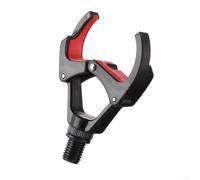 AugustknowU Testa poggia canna da pesca costruita per supportare le routine di pesca alla carpa, con posizionamento stabile della canna e trasferimento minimo di vibrazioni (rosso)