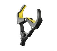 AugustknowU Testa poggia canna da pesca costruita per supportare le routine di pesca alla carpa, con posizionamento stabile della canna e trasferimento minimo di vibrazioni (giallo)