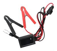 AugustknowU Tester digitale per perdite di batteria per veicoli da 24 V con tensione a doppio display, letture di corrente per test di corrente scura non interrompenti, impugnature antiscivolo