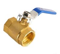 AugustknowU Valvola a sfera in ottone con struttura in ottone ispessito e doppia filettatura interna per un flusso costante e un funzionamento delle perdite (6 punti)