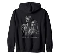 Augusto e Livia Antico Romano Sacro Impero Storia Felpa con Cappuccio