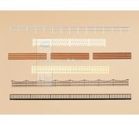 AUHAGEN 12260 - Set ringhiere e recinzioni varie. Scala H0 1:87