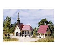 Auhagen N 14461 - Chiesa Del Villaggio Con Canonica Kit Merce Nuova