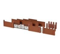Auhagen 41622 Muro di cinta con cancelli Kit da montare H0
