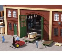 41635 Auhagen HO Carrello elevatore con 2 rimorchi scala 1:87 in kit montaggio