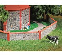 AUHAGEN 42651 - Kit di montaggio, muretto in pietra. Scala H0 1:87