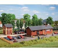 Auhagen H0 11435 - Stazione Steinbach Con Wasserhaus Kit Merce Nuova