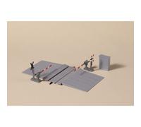 Auhagen H0 41625 - Passaggio A Livello - Barriera Doppia Kit Nuovo