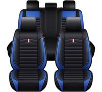 AUHOAZ Auto Pelle Coprisedili Set per VW Golf Variant R R Line Wagon, su Misura Impermeabile Fodere Sedili Copri-Sedile Anteriori Posteriori Accessori Fascia Alta Copri Sedile,Black Blue