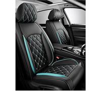 AUHOAZ Auto Pelle Set Coprisedili per Citroen DS 7 DS7 Crossback 2018-2022, PU Set Copri-Sedile Fodere Anteriori E Posteriori Protezioni Traspirante Accessori Interno,Blue Black