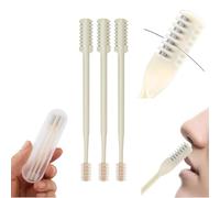 Auiremrti Set Di Tagliapeli Per Il Naso In 3 Pezzi - Coltello Per Peli Del Naso A Doppia Faccia, Efficace Strumento Di Rimozione Dei Peli Del Naso Per Uomini E Donne, Pratico Rasoio Per Il Naso