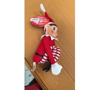 Auirshiky 2 Pezzi Elfi di Natale Pupazzi, Naughty Girl And Boy Elves, Elfie Pupazzo con Corpo Morbido e Viso in Vinile