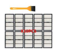 AUJAN Filtri Spazzole Laterali Spazzola a Rullo for IRobot for Roomba S9(9150),S9+(9550) for Robot aspirapolvere Accessori Kit Parti di Ricambio Lodevole (Size : 11PCS)