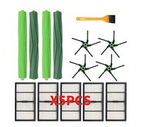 AUJAN Filtri Spazzole Laterali Spazzola a Rullo for IRobot for Roomba S9(9150),S9+(9550) for Robot aspirapolvere Accessori Kit Parti di Ricambio Lodevole (Size : 14pcs)