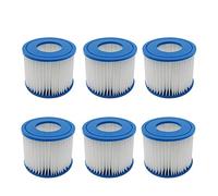 AUJAN Filtro for Piscina di Ricambio Adatto for Cartuccia Filtro Bestway Flowclear Taglia VI for Lay-Z-per Spa - for Miami Vegas Palm Springs Paris Lodevole (Size : 6 PCS)