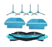 AUJAN Filtro HEPA Rullo Spazzola Mop Pad Panno for Cecotec for Conga 3290 3490 3690 Aspirapolvere for Viomi V2 V-RVCLM21B for Mijia STYJ02YM Lodevole (Size : Dark Grey)