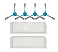 AUJAN Filtro HEPA Rullo Spazzola Mop Pad Panno for Cecotec for Conga 3290 3490 3690 Aspirapolvere for Viomi V2 V-RVCLM21B for Mijia STYJ02YM Lodevole (Size : Beige)
