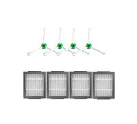 AUJAN Spazzola Laterale di Ricambio e filtri Hepa e Spazzola a Rullo for iRobot for Roomba i7 i7+/i7 Plus E5 E6 E7 Parti for aspirapolvere Lodevole (Size : 8pcs-01)