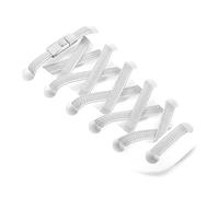 Aujzoo Lacci per scarpe da ginnastica senza lacci, tessuto elastico di alta qualità e fibbia a chiusura rapida, lacci piatti per adulti e bambini, lacci elastici per scarpe senza cravatta, Grigio