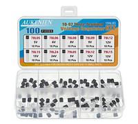 AUKENIEN 10 Valori 100 Pezzi 78L05 78L06 78L08 78L09 78L12 78L15 78L24 79L05 79L12 79L15 TO-92 Stabilizzatore di Tensione a Tre Terminali Regolatore