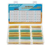 AUKENIEN 1W 28 Valore Induttori Kit 1uH a 10mH 280 Pezzi 0510 Induttore ad Anello Colorato 1 Watt Assortimento Set