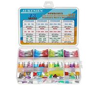 AUKENIEN Fusibili Auto Assortiti Kit 40 Valori Medio Mini Basso Profilo Micro Micro2 2A 3A 5A 7,5A 10A 15A 20A 25A 30A 35A 40A per Auto Camper Moto Camion