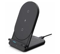 Aukey Aircore 2-in-1 Supporto di ricarica wireless - nero