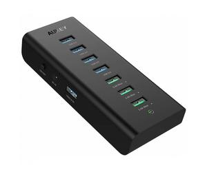 Aukey HUB Multipresa USB 3.0 36W 7 Porte Sdoppiatore USB Carica Rapida H19