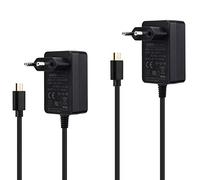 Aukru 2x Caricabatterie Micro USB 5V 3A Alimentatore per Raspberry Pi 3 Modello B+ Plus/Pi 3, Pi 2 Modello B+ Plus, Banana Pi,Nero