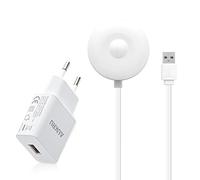 Aukru Caricabatterie elettrico per spazzolino da denti serie Oral B iO7, serie iO8, serie iO9, caricatore da viaggio interfaccia USB, colore: Bianco
