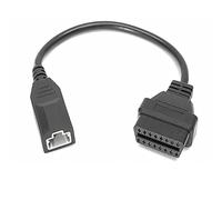 Aukson P55C OBD2 - Adattatore 3 pin a 16 pin, cavo diagnostico 30 cm per Hon da, prolunga OBD2 flessibile e robusto, compatibile con scanner OBD II, ideale per luoghi di montaggio stretti