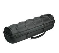 AUKURA Custodia da viaggio per orologi, 5 scomparti con cerniera rigida, morbido cuscino anti-spostamento e antigraffio, adatto per orologi piccoli e grandi