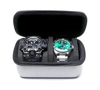 AUKURA Custodia da viaggio per orologio (grigio, 2 slot)