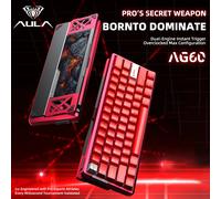 AULA AG60 Pro/MAX Tastiera meccanica da gioco cablata Asse magnetico personalizzato ad alte prestazioni completamente in alluminio per giochi Esports e FPS