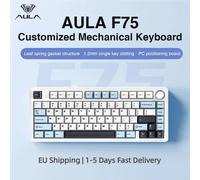 AULA F75 2.4G tastiera meccanica da gioco Wireless/Bluetooth/cablata RGB personalizzata 75% Layout struttura della guarnizione del profilo OEM
