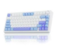 AULA F75 75% tastiera meccanica senza fili, guarnizione, tastiera personalizzata sostituibile a caldo, interruttori lineari prelubridi, tastiera da gioco RGB retroilluminata, tastiera meccanica 2.4