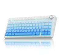 Aula F75 Pro Tastiera meccanica senza fili, 75% Consiglio Tastiera Personalizzata Intercambiabile a Caldo, retroilluminazione RGB, interruttori lineari prelubridi, Tasti PBT Stampati laterali,