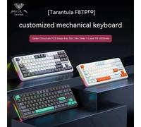 AULA F87 Pro Tastiera meccanica 2.4g/Usb/Bluetooth Tri Mode Wireless 87 tasti Rgb Pbt Guarnizione 5 strati Silenziamento Tasto completo Nessun impatto