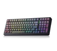 Aula F99 Tastiera Meccanica Wireless Tastiera per Computer Bluetooth Gaming Tastiera Cremosa Full Size Hot Swap Personalizzata RGB Retroilluminata con Batteria 8000mAh, Tri-Mode BT5.0/2.4GHz/USB-C
