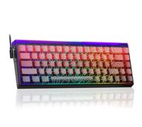 AULA Hero 68 HE - Tastiera da gioco cablata al 60%, con interruttore magnetico effetto Hall con frequenza di polling 8K Hz, tasti in PBT stampati laterali, scatola luminosa RGB, software Web
