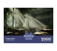 Aula Puzzle 1000 Pezzi Gioco di Sfida per Adulti Mistero Puzzle per il Divertimento Familiare Gioco Educativo Famigliare Regalo per la Decorazione Domestica 70x50cm 1000pcs