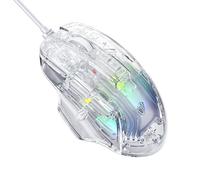 AULA S80 7200DPI 7 Tasti RGB Trasparente Optical Gaming Mouse