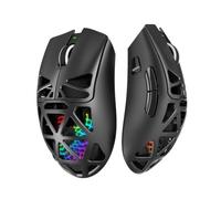 Aula SC620 - Mouse da gioco senza fili con tasti macro programmabili (BK) | Tasti a scatto rapido automatico, tri-modalità 2,4 GHz/USB-C/BT5.3, sensore PAW3311, 12000 DPI, 7 pulsanti programmabili