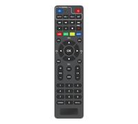 AULCMEET 363739 Telecomando di Ricambio Universale 2 in 1 Compatibile con i Ricevitori HiFi Digitale Terrestre Techly IDATA TV-DT2PLB, IDATA TV-DT2SCA,IDATA TV-DT2MB, I-ZAP T365-PLAY Home Audio
