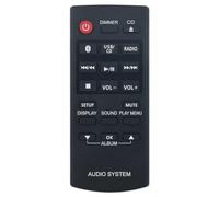 AULCMEET N2QAYB000984 Telecomando di ricambio Fit for Panasonic CD Stereo Systeem SC-PM254 SA-PM254 SB-PM02 Sub N2QAYB000944 SC-HC302 SC-HC300 SC-PM602 SA-PM602 SB-PM500 SC-HC395EG SC-HC397EB