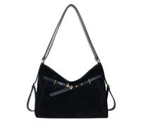 Aulenge Zaino Donna 2-in-1 Borsa a Mano Elegante Borsa a Tracolla Zaino alla Moda Borsa a Spalla per Donne alla Moda Quotidiano e Città Nero