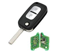 AULESSE 2 Pulsanti Guscio Chiave Telecomando con 433MHz Chip PCF7961A ID46 | Chiave Telecomando Pieghevole, Per Renault Clio 3, Kangoo, Master, Modus, Twingo, 7701210033
